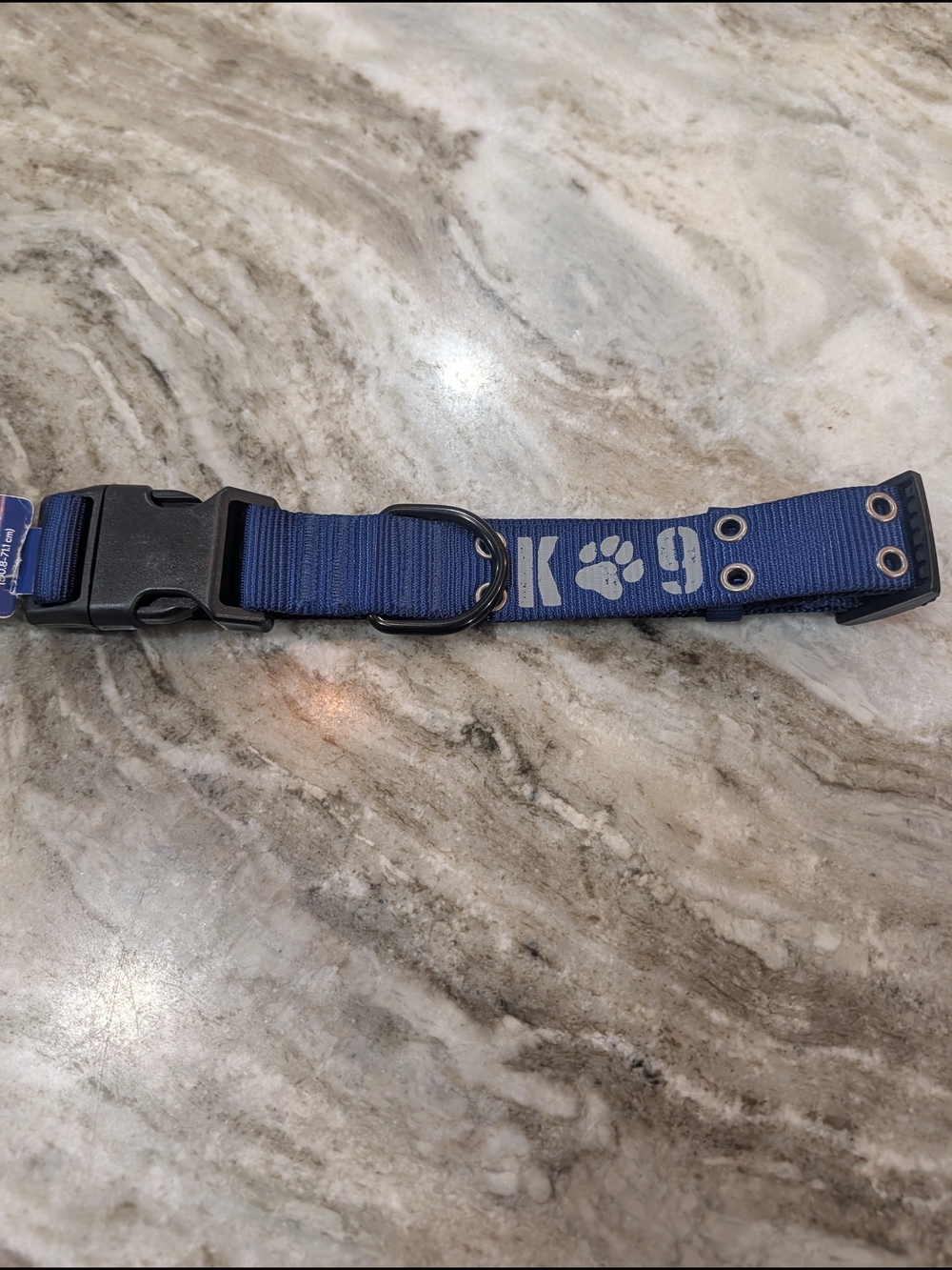 K9 Nylon Dog Collar with Paw Print